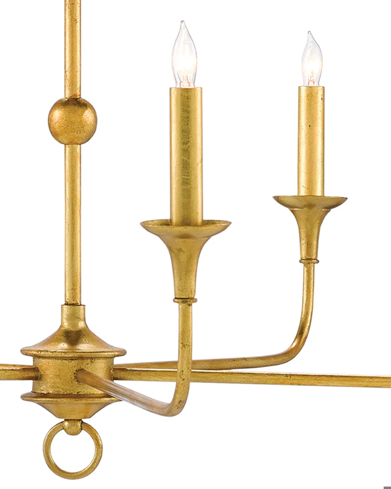 Nottaway Small Gold Chandelier