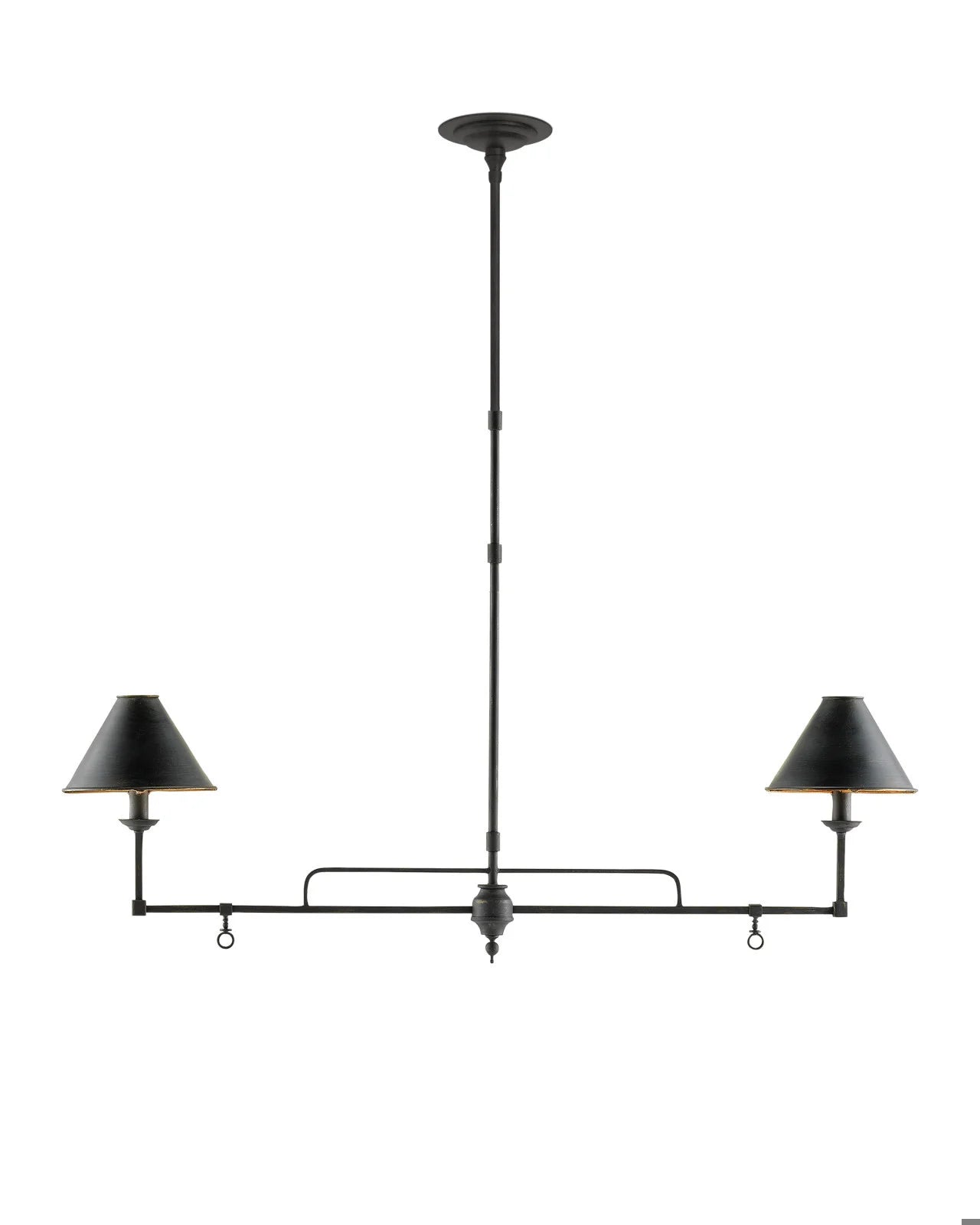 Prosperity Black Rectangular Chandelier