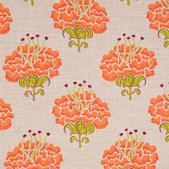 Katie Ridder Peony Poppy Fabric