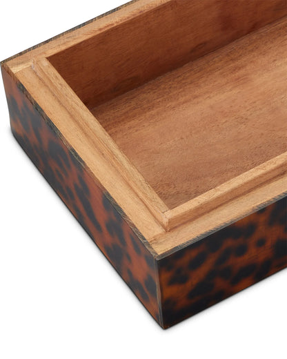 Faux Tortoise Box Set of 2