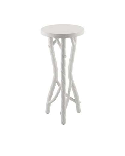 Acero White Drinks Table