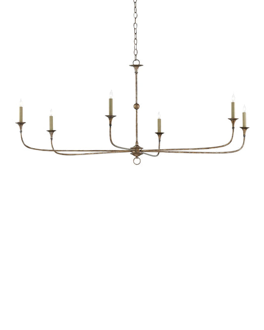 Nottaway Large Bronze Chandelier