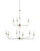 Nottaway Two-Tier Bronze Chandelier