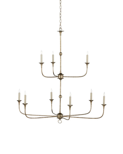 Nottaway Two-Tier Bronze Chandelier