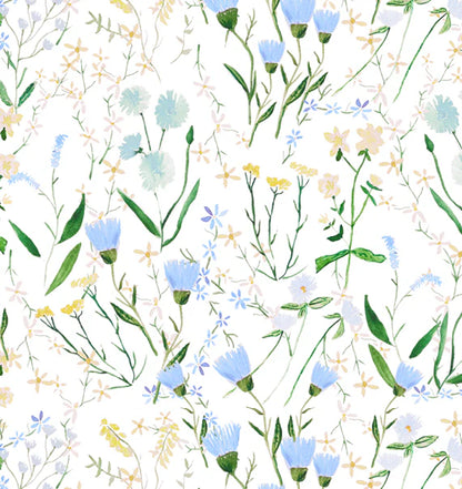 Textiles By Smith Spring Wildflowers Pillow