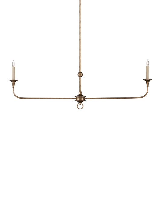 Nottaway Linear Bronze Chandelier