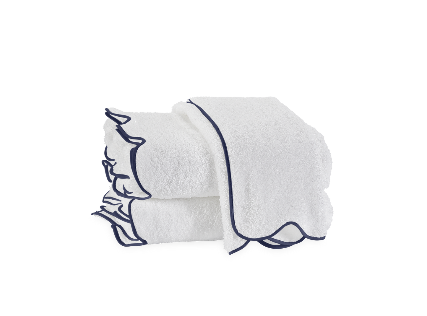 Suzie Scalloped Bath Towels