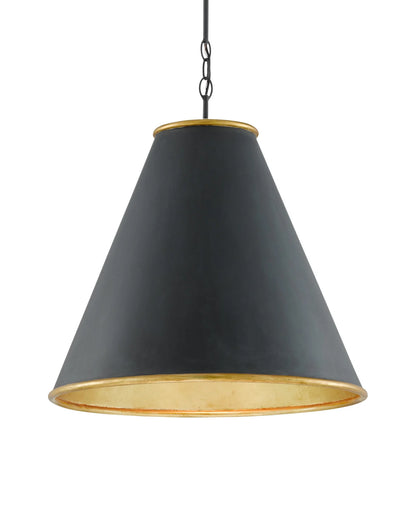 Pierrepont Large Black Pendant